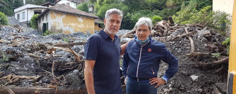 George Clooney a Laglio, raccolta fondi per i danni del maltempo
