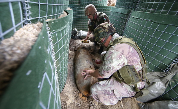 Monterotondo, disinnescata bomba della Seconda Guerra Mondiale