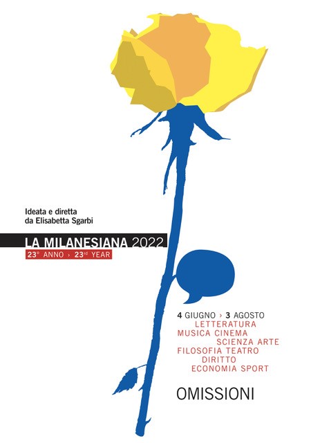 La Milanesiana (ideata e diretta da Elisabetta Sgarbi): Omissioni, il tema della 23esima edizione del Festival di quest’anno