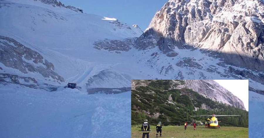 Tragedia Marmolada, 19 dispersi, 8 feriti e 6 morti