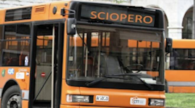 Sciopero trasporti venerdì 16 settembre di 8 ore per mezzi pubblici locali