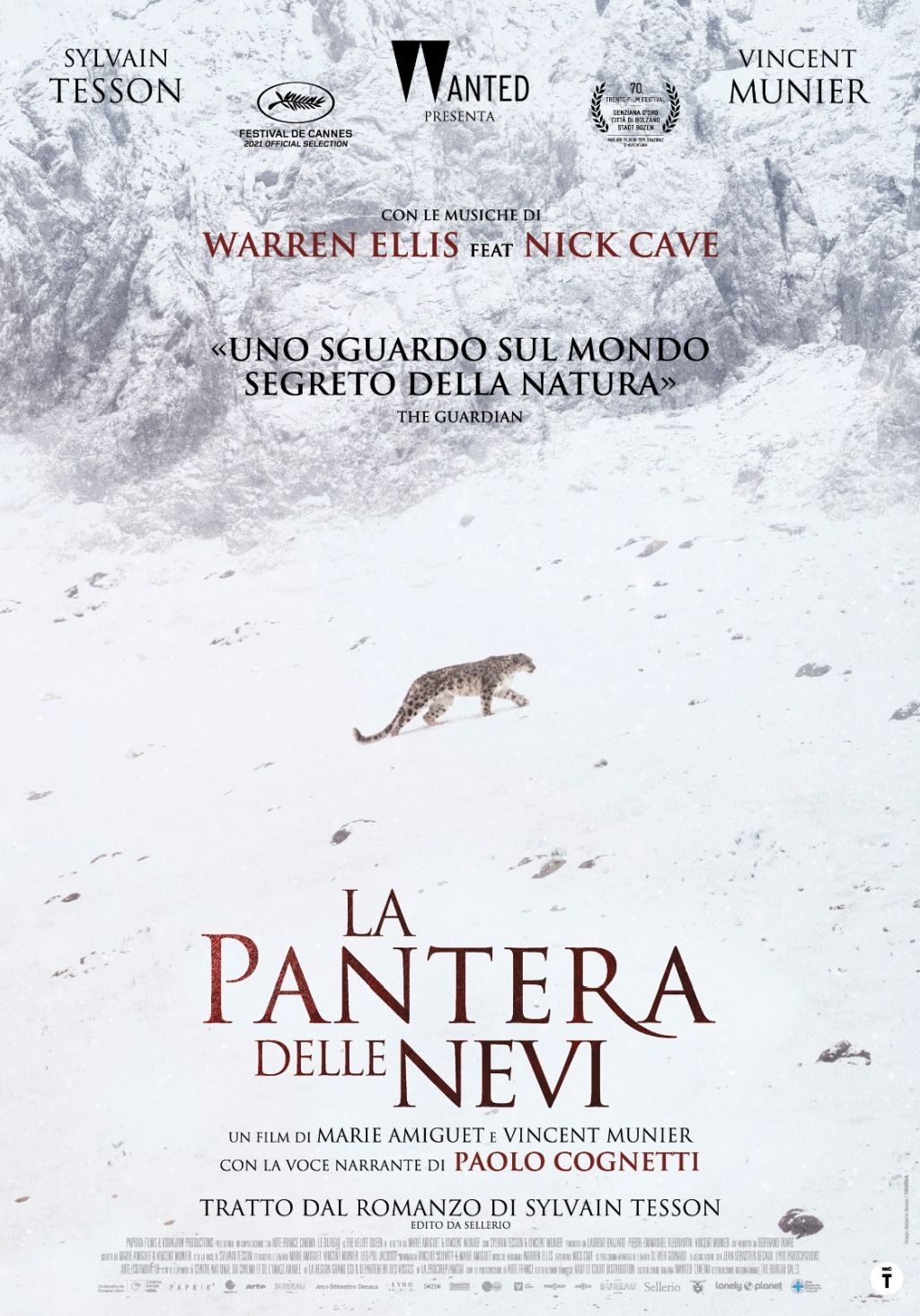 Da oggi al cinema “La Pantera delle Nevi”, il docu film di Marie Amiguet e Vincent Munier girato nel Tibet, con la colonna sonora originale di Warren Ellis con Nick Cave