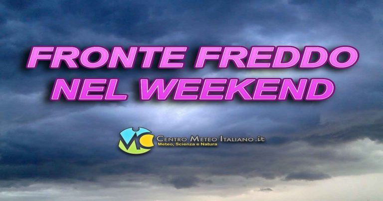 Secondo weekend di Novembre con l’arrivo di aria fredda dai Balcani