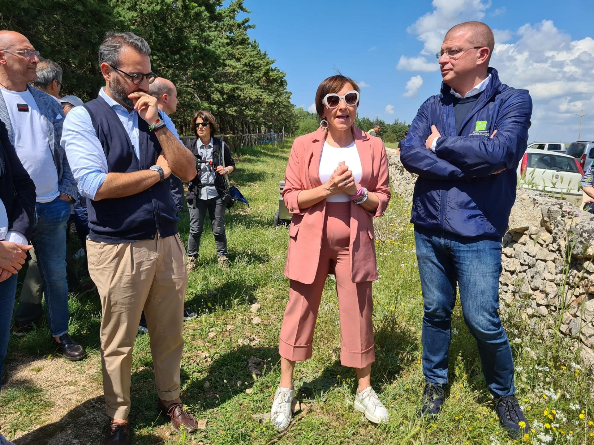 Parco Alta Murgia, inaugurato un sentiero per ipovedenti