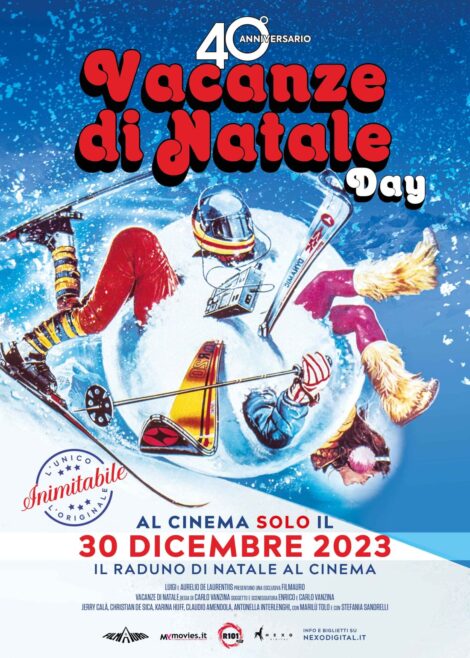 Cresce l’attesa per il VACANZE DI NATALE DAY: a 40 anni dall’uscita “VACANZE DI NATALE” di CARLO VANZINA torna al cinema solo il 30 dicembre in versione restaurata e rimasterizzata