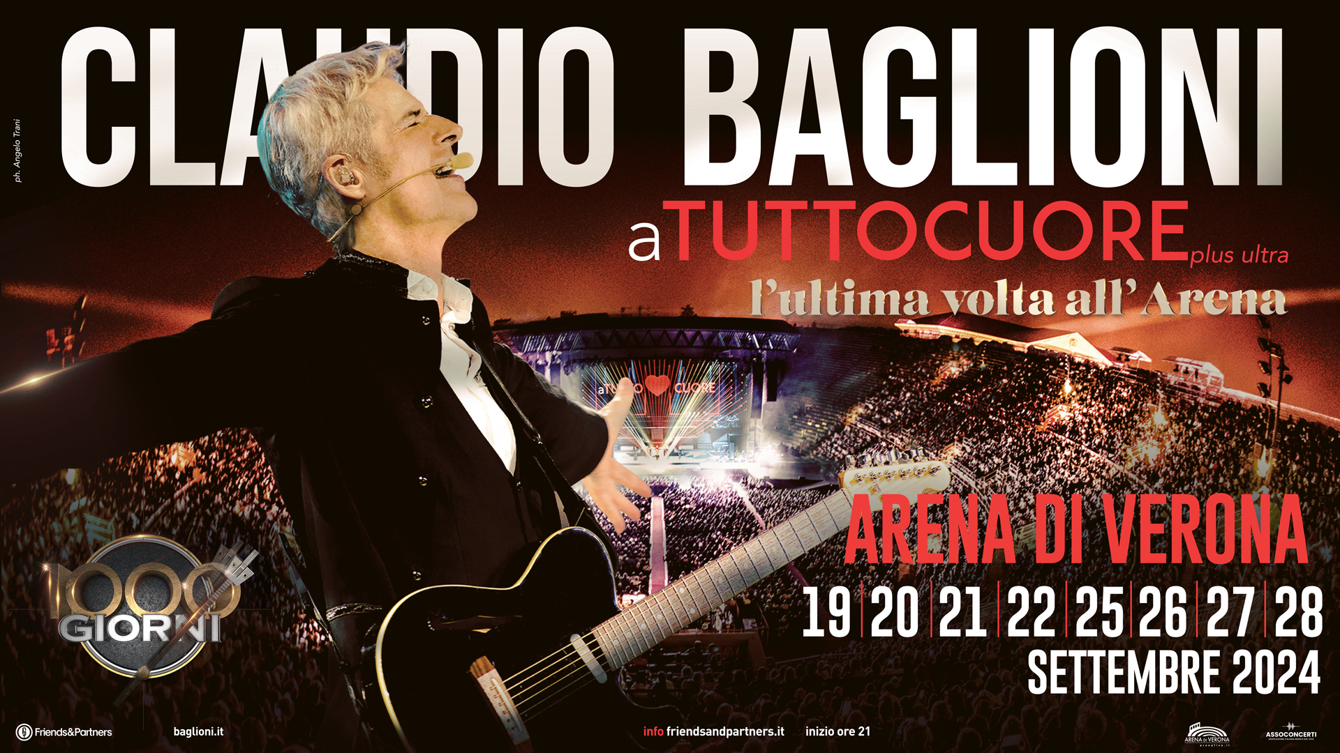 Verona: iscrizione Arch. Claudio Baglioni all’Elenco d’Onore dell’Ordine degli Architetti Pianificatori Paesaggisti Conservatori e concerti all’Arena