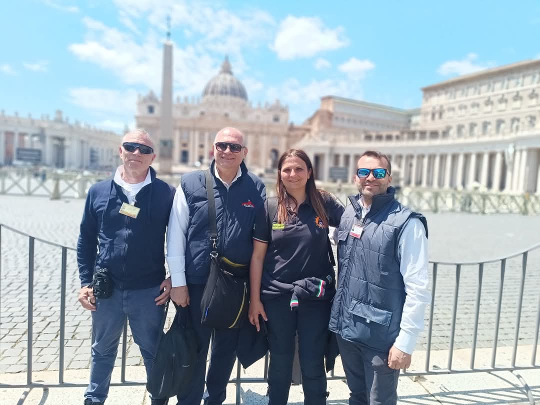Messa di intronizzazione di Papa Leone XIV, presenti anche i volontari dell’associazione C.o.n.i.t.a odv