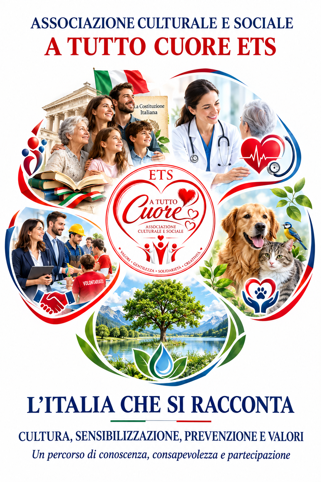 LOCANDINA LITALIA CHE SI RACCONTA CULTURA SENSIBILIZZAZIONE PREVENZIONE E VALORI